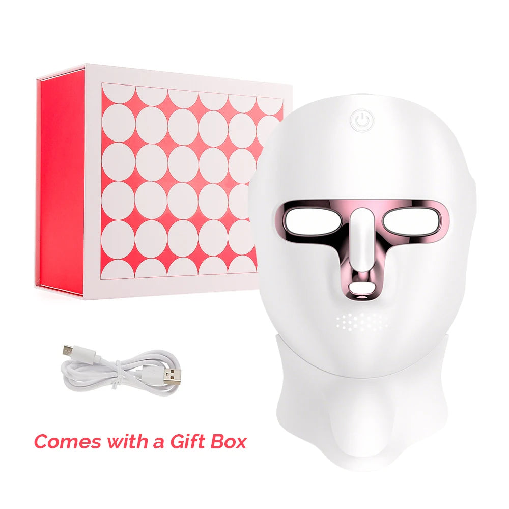 Wireless 7 Colors Photon Face & Neck LED Beauty Mask
