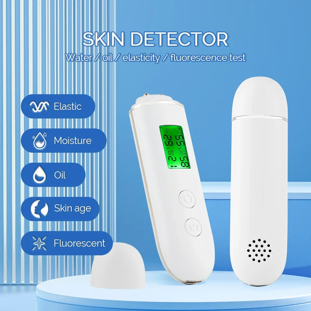 Skin Tester & Analyzer – Moisture, Oil, Elasticity & Skin Age Meter