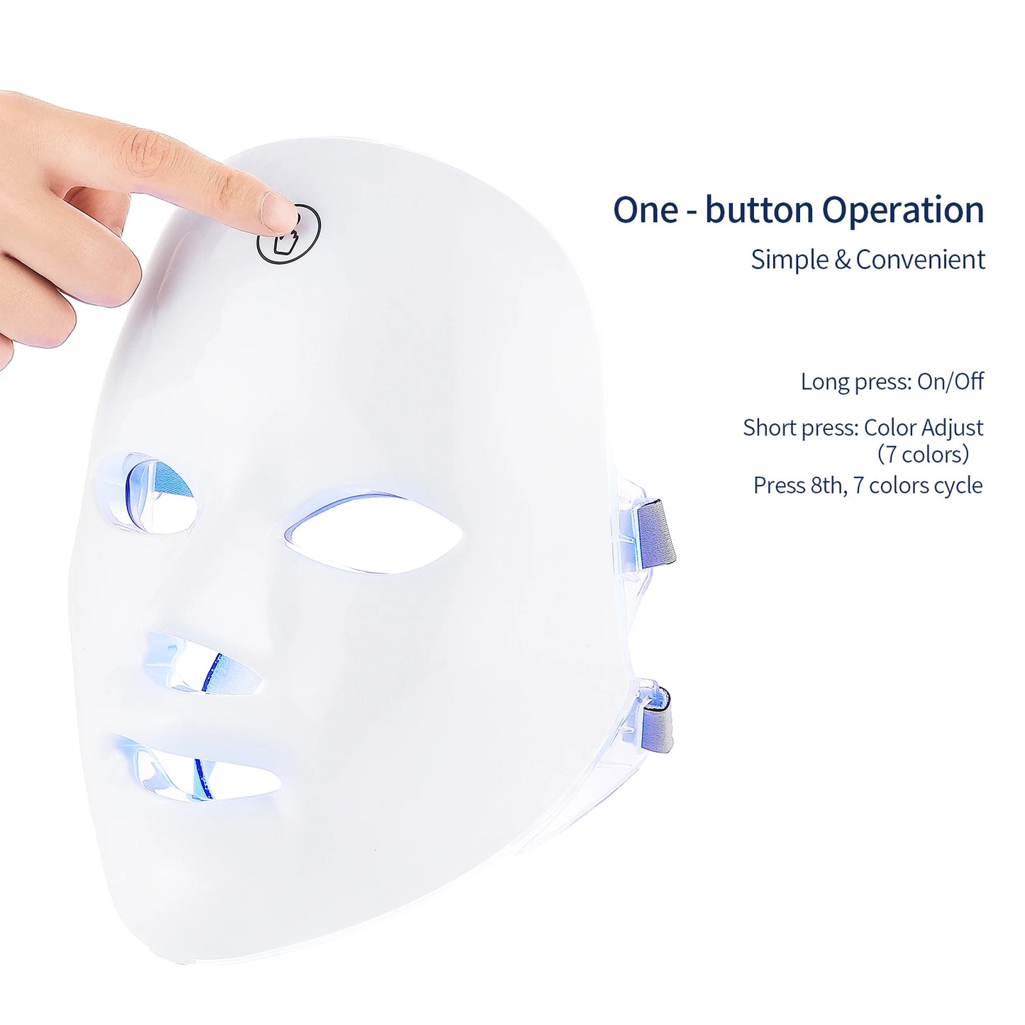 7 Colors Photon Facial LED Mask – Face & Neck Beauty Treatment