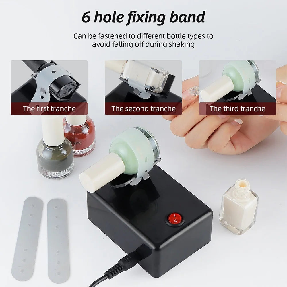 Electric Nail Polish Shaker – Gel Polish, Ink & Paint Mixing Machine