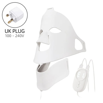 Face & Neck Silicone LED Mask – 7 Colors Photon Light Therapy