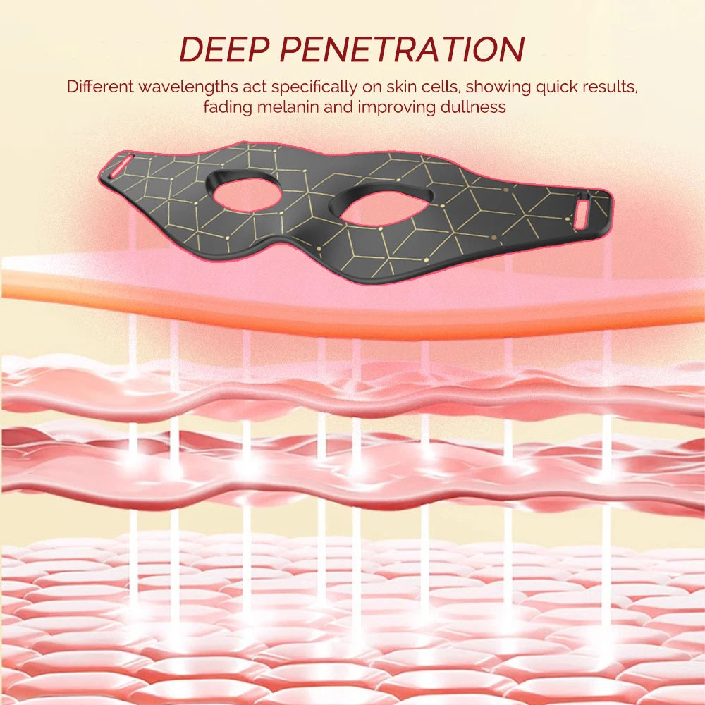 Red Light Silicone Eye Mask