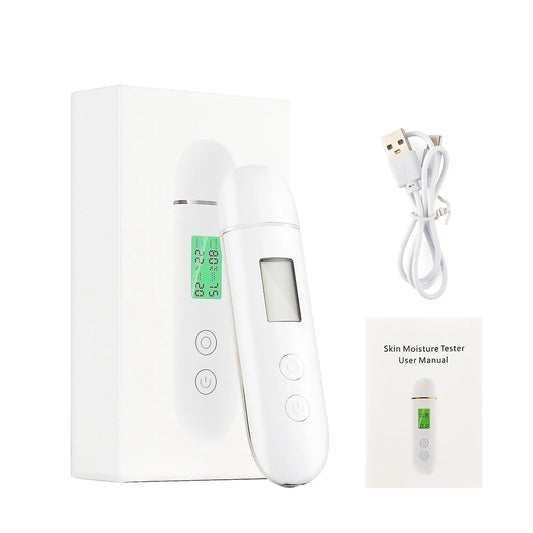 Skin Tester & Analyzer – Moisture, Oil, Elasticity & Skin Age Meter