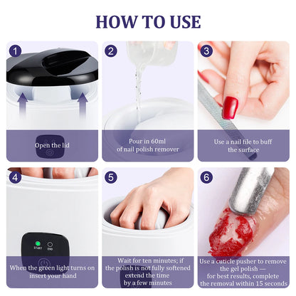 Electric Nail Polish Removal Steamer