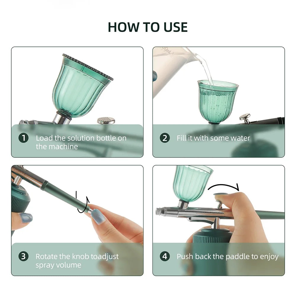 Mini Airbrush Kit – Multifunctional Spray Gun for Beauty & Creative Use