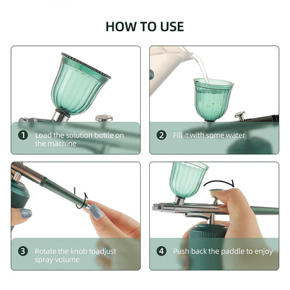 Mini Airbrush Kit – Multifunctional Spray Gun for Beauty & Creative Use