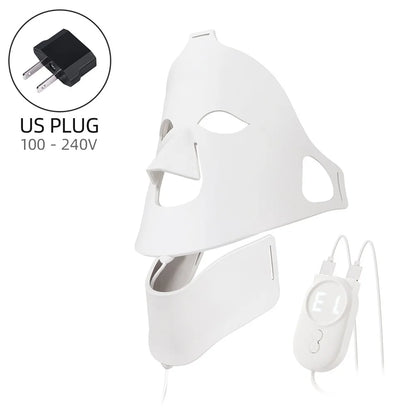 Face & Neck Silicone LED Mask – 7 Colors Photon Light Therapy